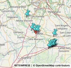 Mappa Str. Cascina Bosco Grande, 27100 Pavia PV, Italia (13.96417)