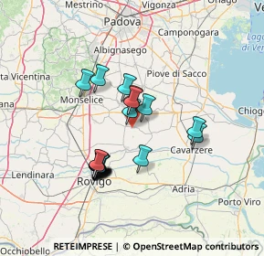 Mappa Villaggio Kennedy, 35023 Bagnoli di Sopra PD, Italia (11.7425)