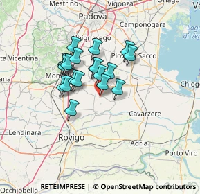 Mappa Villaggio Kennedy, 35023 Bagnoli di Sopra PD, Italia (9.85)