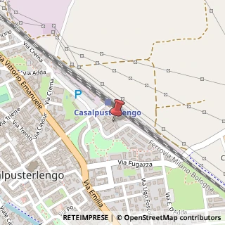 Mappa Via Rovida Dragoni Giuditta, 6, 26841 Casalpusterlengo, Lodi (Lombardia)