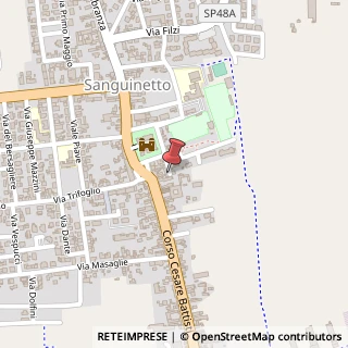 Mappa Via Dietro Castello, 15, 37058 Sanguinetto, Verona (Veneto)