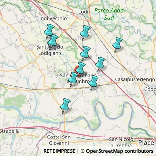 Mappa Via Giuseppe Mazzini, 20078 San Colombano al Lambro MI, Italia (6.37455)