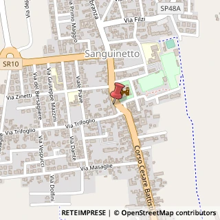Mappa Piazza della Vittoria, 24, 37058 Sanguinetto, Verona (Veneto)