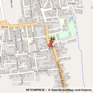 Mappa Via Trifoglio, 1, 37058 Sanguinetto, Verona (Veneto)