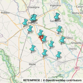 Mappa Strada Statale, 27020 San Giorgio di Lomellina PV, Italia (7.242)