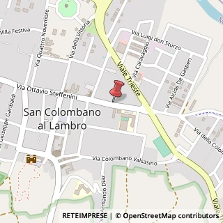Mappa Via Ottavio Steffenini, 233, 20078 San Colombano al Lambro, Milano (Lombardia)