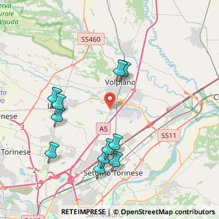 Mappa Via Torino, 10088 Volpiano TO, Italia (4.31273)