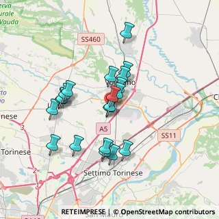 Mappa Via Torino, 10088 Volpiano TO, Italia (3.0955)