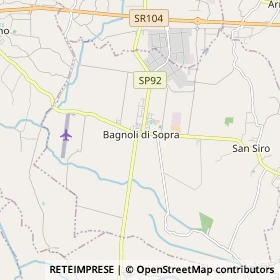 Mappa Bagnoli di Sopra