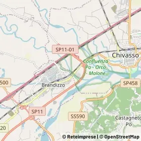 Mappa Brandizzo