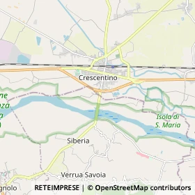 Mappa Crescentino