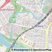 Mapa Pavia