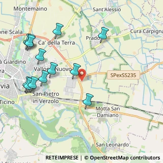 Mappa Strada Cascina Bompiumazzo, 27100 Pavia PV, Italia (2.45462)