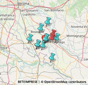 Mappa Via Faval, 37052 Casaleone VR, Italia (7.1175)