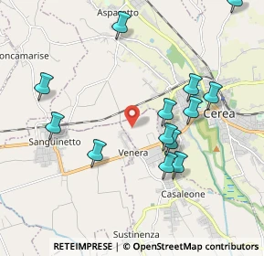 Mappa Via Faval, 37052 Casaleone VR, Italia (2.07308)
