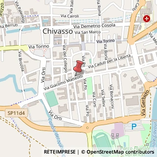 Mappa Viale G. Matteotti, 4, 10034 Chivasso, Torino (Piemonte)