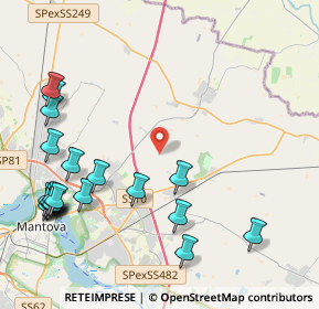 Mappa Via Caselle, 46030 San Giorgio Bigarello MN, Italia (5.426)