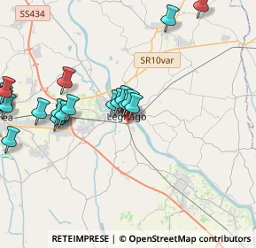 Mappa Via Parallela, 37045 Legnago VR, Italia (4.564)