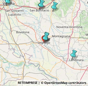 Mappa Via Parallela, 37045 Legnago VR, Italia (21.66364)