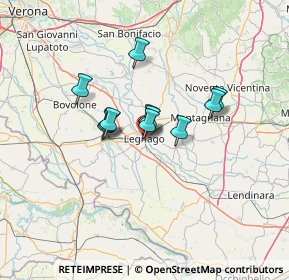 Mappa Via Parallela, 37045 Legnago VR, Italia (8.75455)