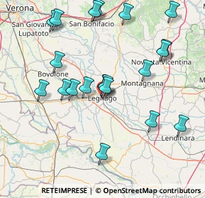 Mappa Via Parallela, 37045 Legnago VR, Italia (16.815)