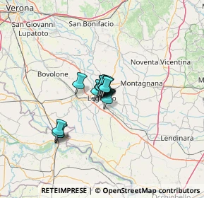 Mappa Via Parallela, 37045 Legnago VR, Italia (5.90538)