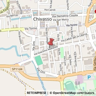 Mappa Viale G. Matteotti, 6, 10034 Chivasso, Torino (Piemonte)