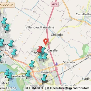 Mappa Via Ghisiolo, 46030 San Giorgio di Mantova MN, Italia (3.54)
