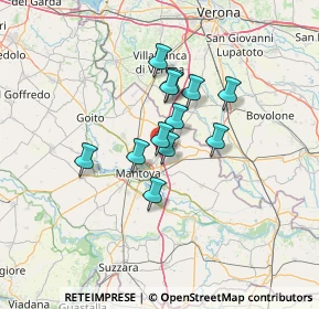 Mappa Via Ghisiolo, 46030 San Giorgio di Mantova MN, Italia (9.275)