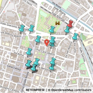 Mappa Corso Carlo Alberto, 27100 Pavia PV, Italia (0.2685)