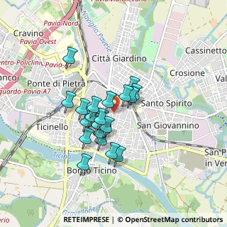 Mappa Corso Carlo Alberto, 27100 Pavia PV, Italia (0.6555)