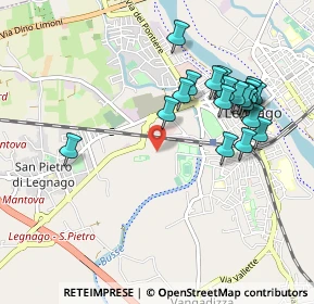 Mappa Via Corradina, 37045 Legnago VR, Italia (0.985)