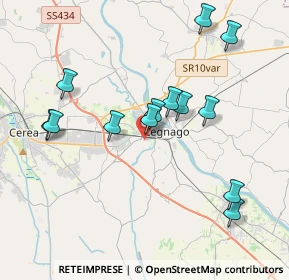 Mappa Via Corradina, 37045 Legnago VR, Italia (3.87385)