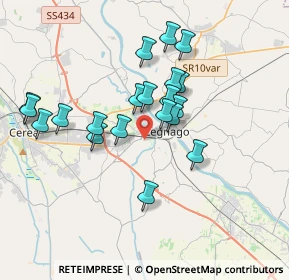 Mappa Via Corradina, 37045 Legnago VR, Italia (3.234)