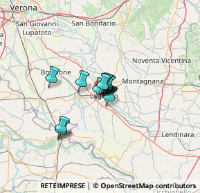 Mappa Via Corradina, 37045 Legnago VR, Italia (6.51)