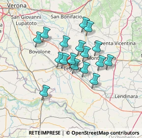Mappa Via Corradina, 37045 Legnago VR, Italia (10.49294)
