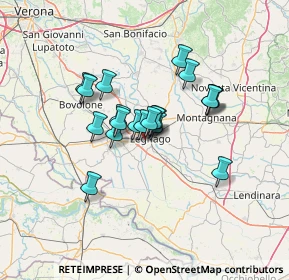 Mappa Via Corradina, 37045 Legnago VR, Italia (9.653)