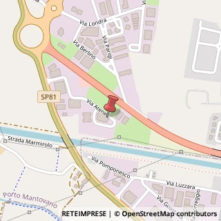 Mappa Via Atene, 46047 Porto Mantovano, Mantova (Lombardia)