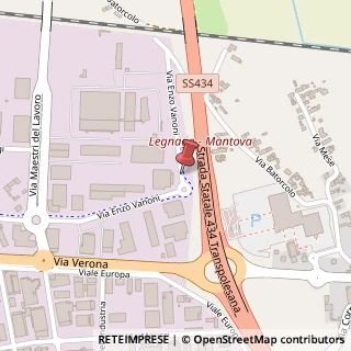 Mappa Via Ezio Vanoni, 1, 37045 Legnago, Verona (Veneto)