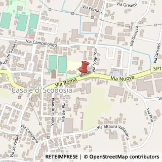 Mappa Via Roma,  87, 35040 Casale di Scodosia, Padova (Veneto)