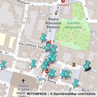 Mappa Via Valla, 27100 Pavia PV, Italia (0.06818)