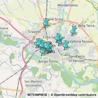 Mappa Via Valla, 27100 Pavia PV, Italia (1.01333)