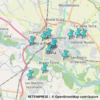 Mappa Via Valla, 27100 Pavia PV, Italia (1.55417)
