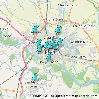 Mappa Via Valla, 27100 Pavia PV, Italia (1.08091)