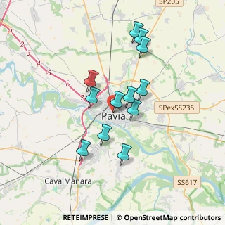 Mappa Via Valla, 27100 Pavia PV, Italia (2.98917)