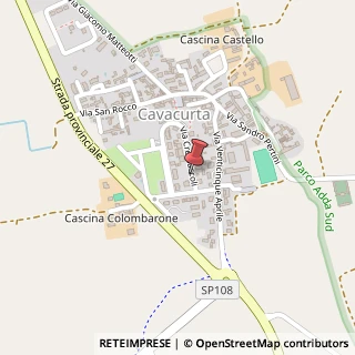 Mappa Via Cremascoli, 3, 26844 Cavacurta, Lodi (Lombardia)