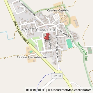 Mappa Via degli Aceri, 10, 26844 Cavacurta, Lodi (Lombardia)
