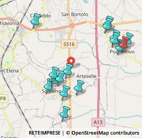 Mappa Via Palladio, 35047 Solesino PD, Italia (2.20188)