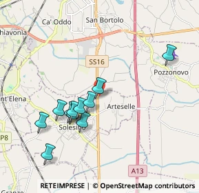 Mappa Via Palladio, 35047 Solesino PD, Italia (1.79909)