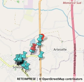 Mappa Via Palladio, 35047 Solesino PD, Italia (1.311)